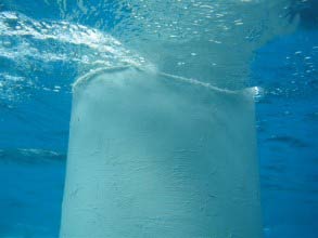 在飞溅区原位敷涂了贝尔佐纳 (Belzona) 5831(ST-阻隔涂层) 在飞溅区原位敷涂了贝尔佐纳 (Belzona) 5831(ST-阻隔涂层)