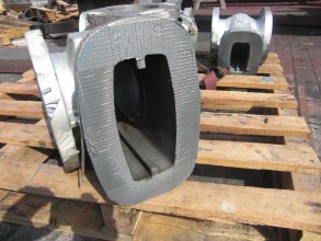 经喷砂的阀门内表面 经喷砂的阀门内表面