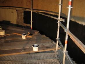 涂覆有贝尔佐纳 4351 的筒仓区块